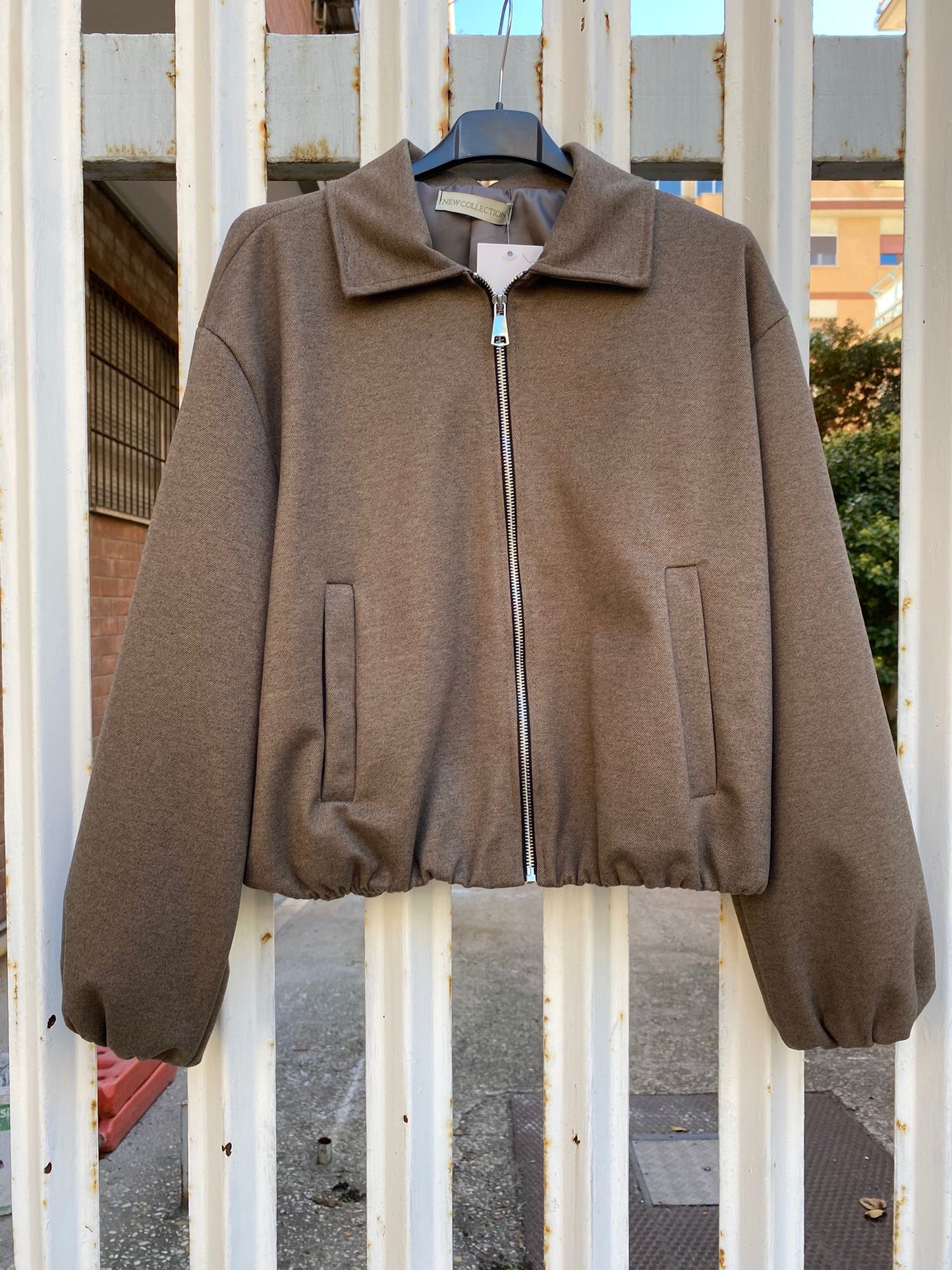Bomber in panno foderato