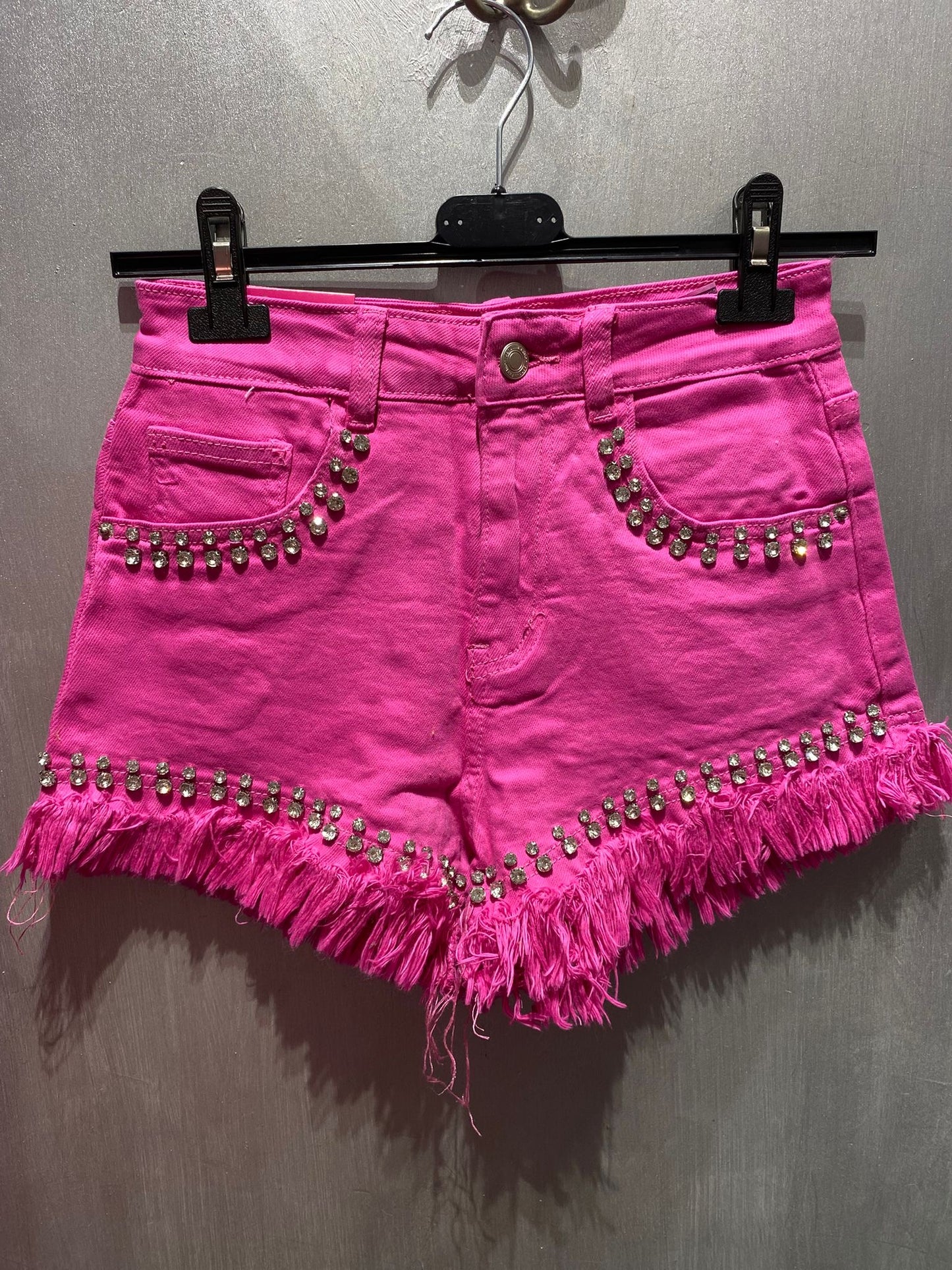Shorts rosa brillanti