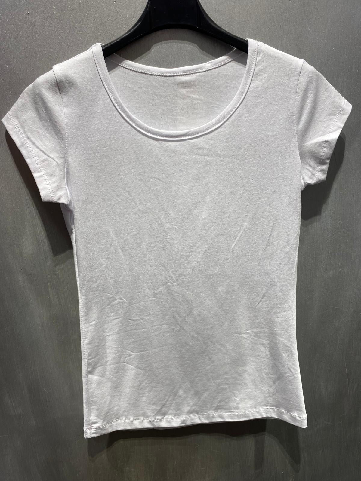 T-shirt slim bianca