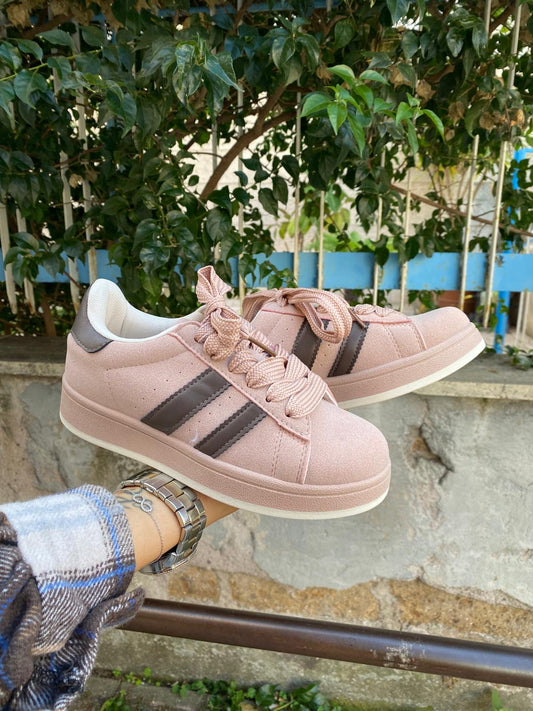 Scarpa pink brown