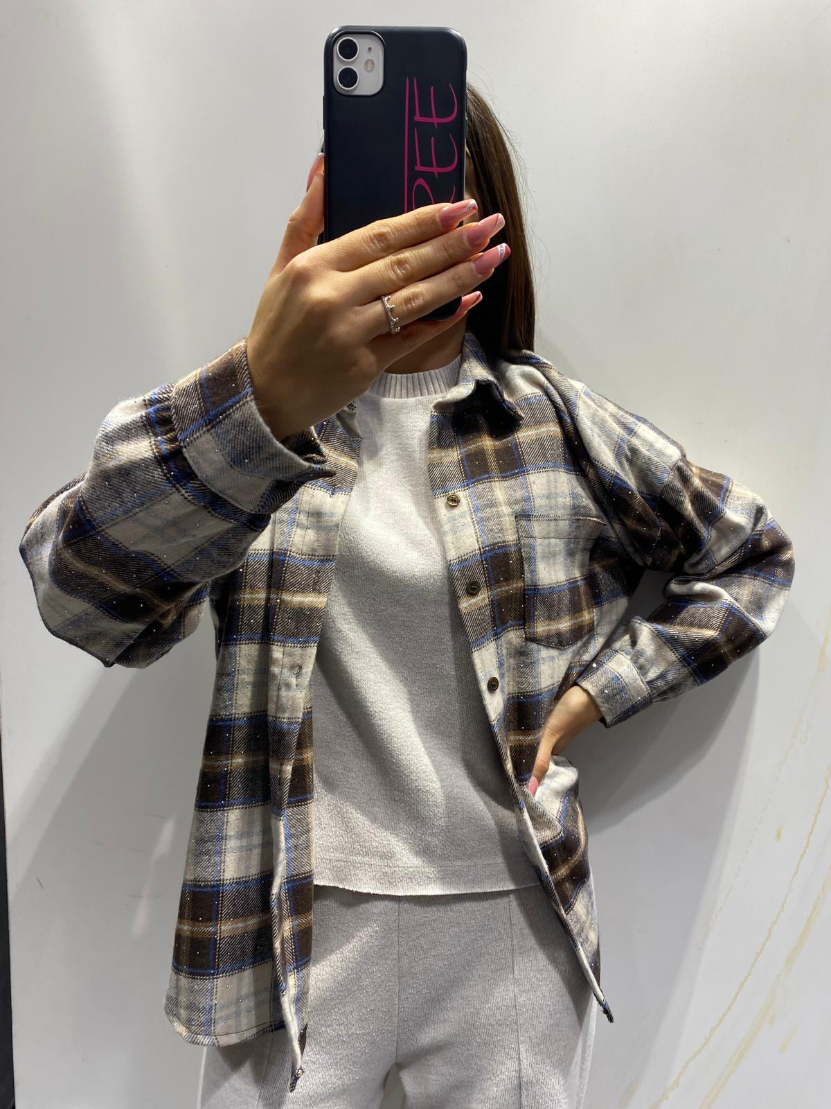 Camicia England con strass