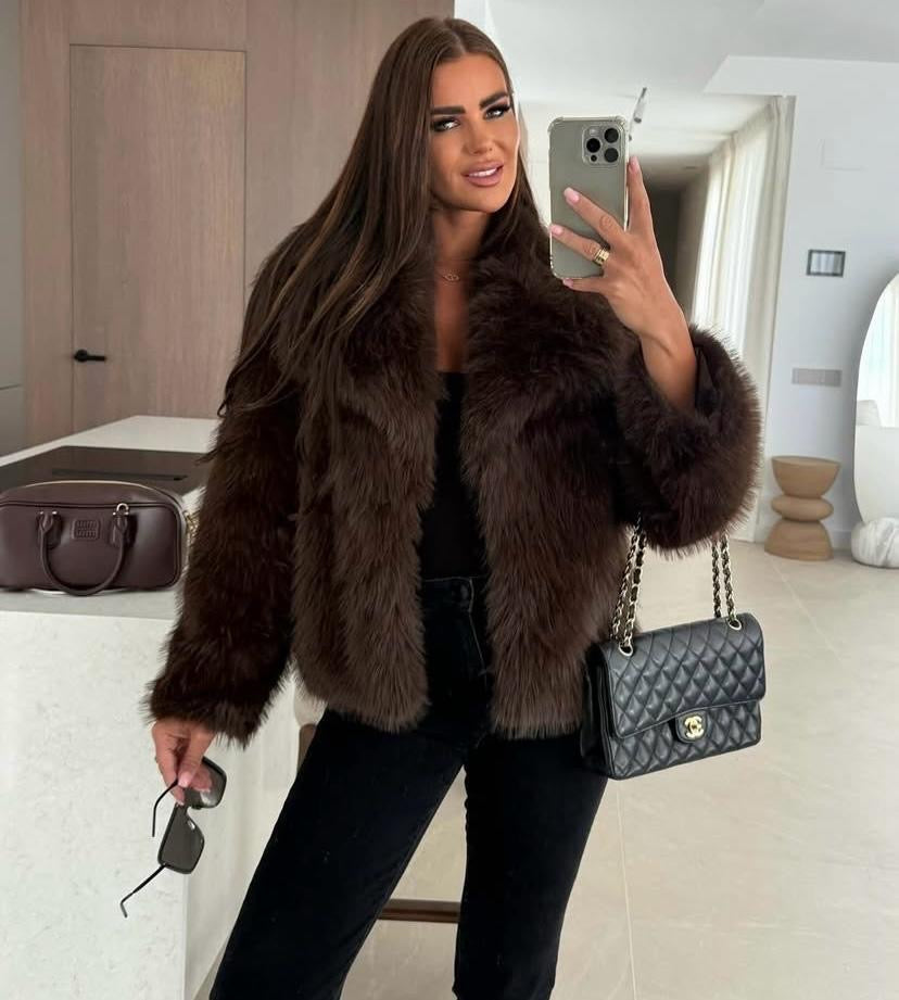 Pelliccia zar brown