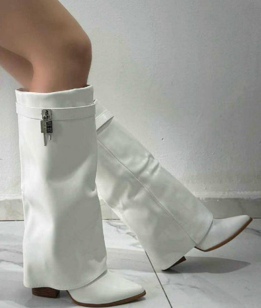Stivale Given bianco
