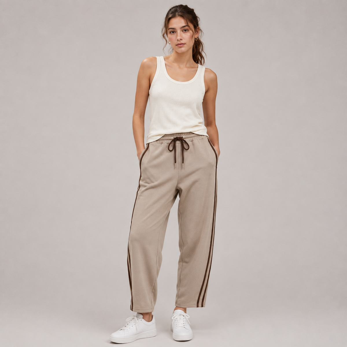 Sottotuta Baloon Slim Fit a righe