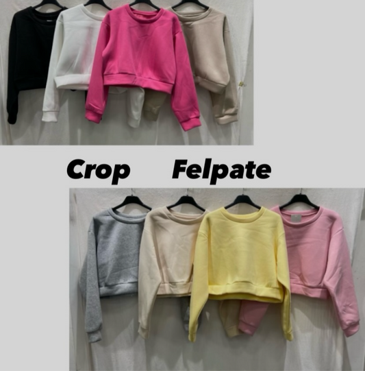 Felpe Crop