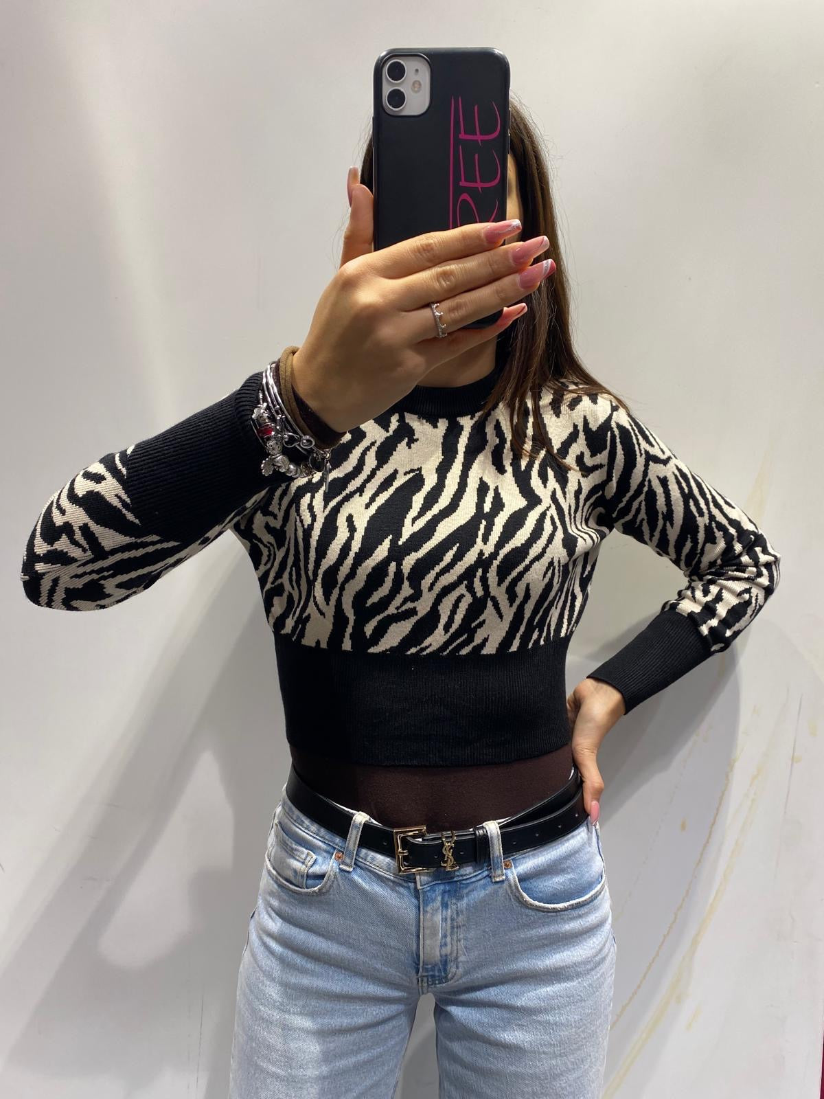 Maglioncino animalier