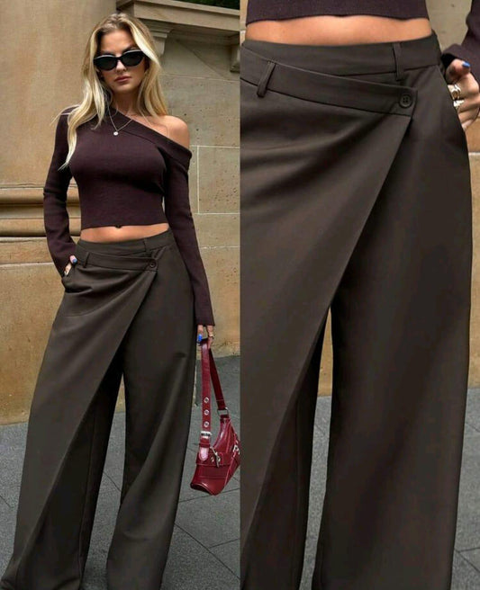 Pantalone palazzo portafoglio