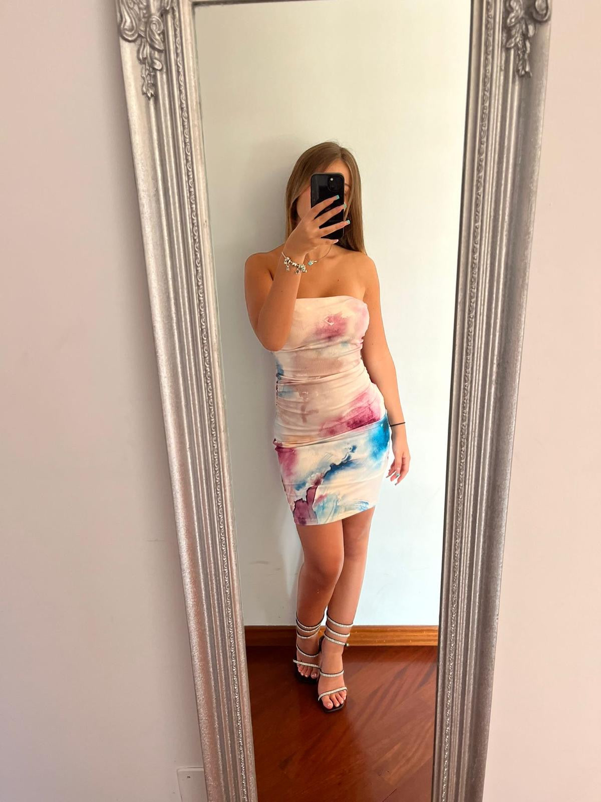 Tubino a costina Fantasy bianco