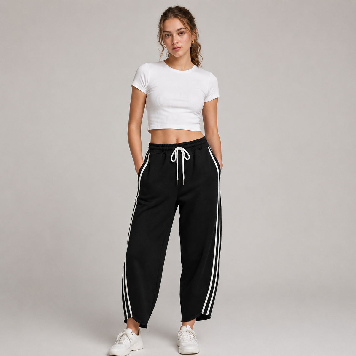 Sottotuta Baloon Slim Fit a righe