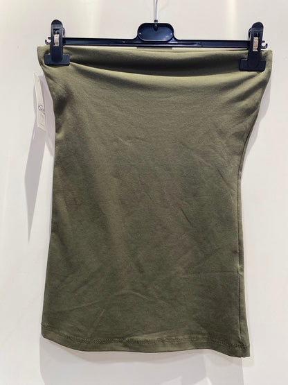Top a fascia in cotone 10 colori