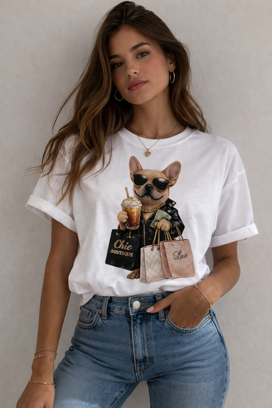 T-shirt bulldog chic