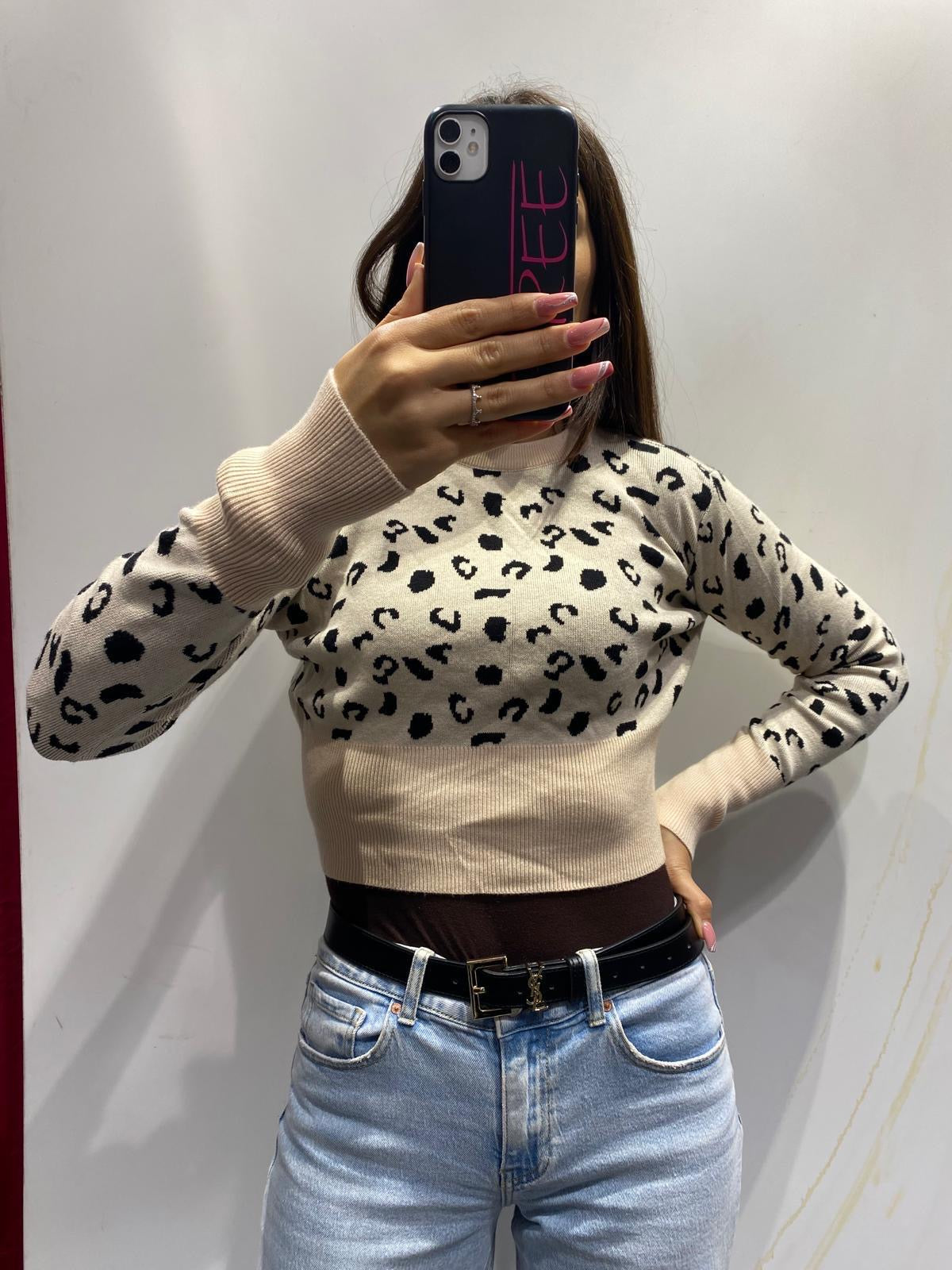 Maglioncino animalier