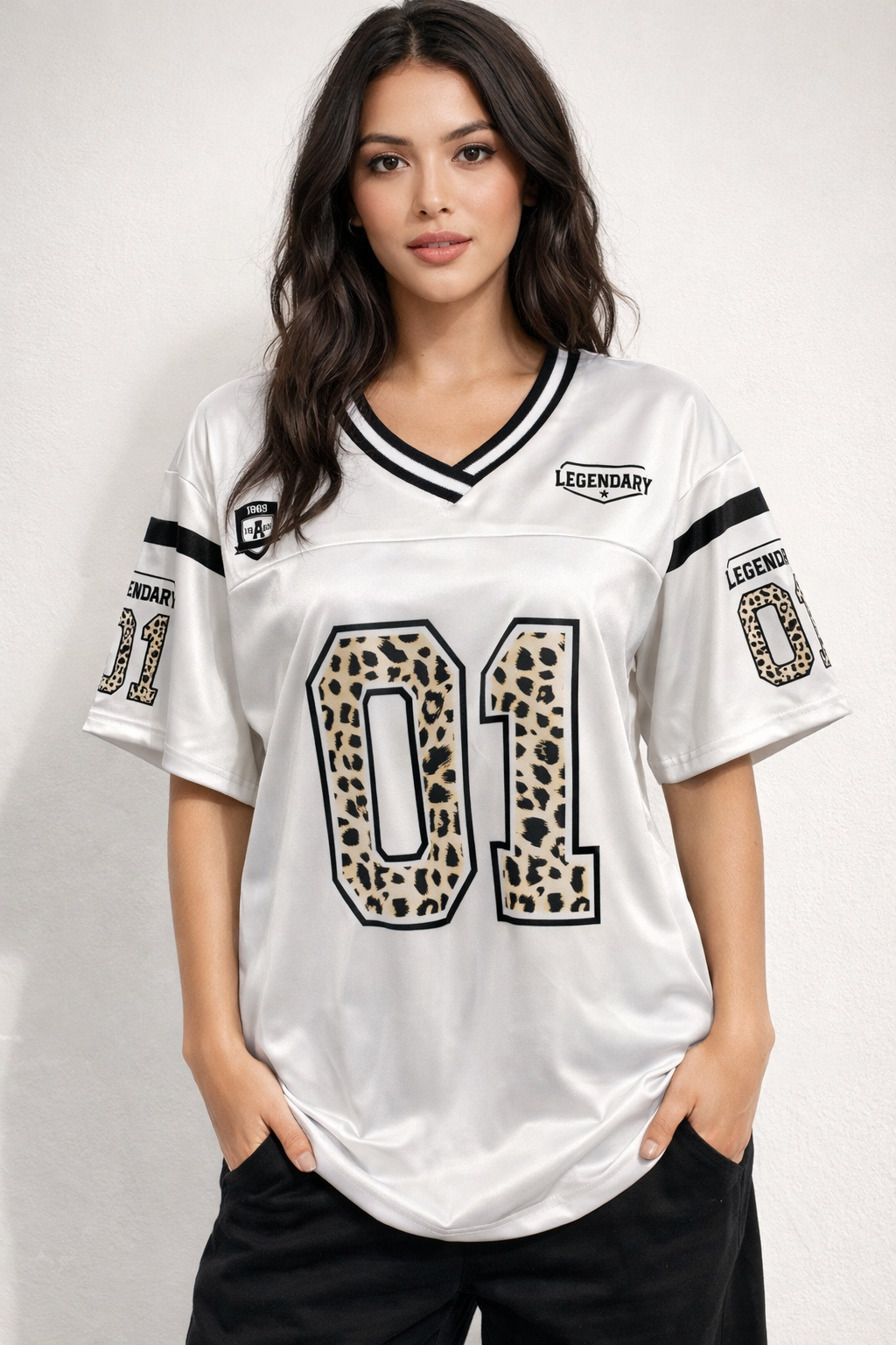 Maxi maglia acetata