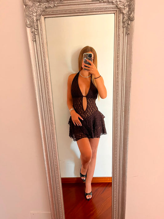 Jumpsuit Benny marrone scuro