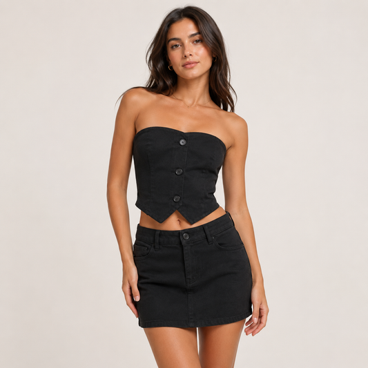 Double Set Top bustino e Pantagonna