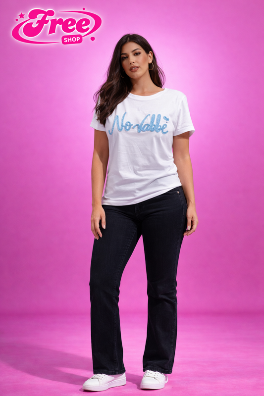 Maglia no vabbè celeste