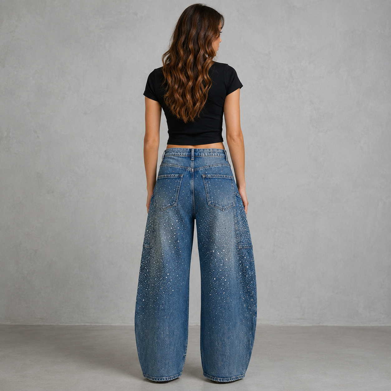 Jeans Barrel Diamond