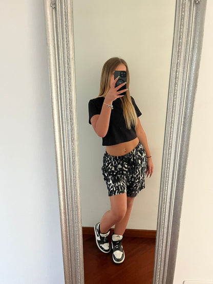 Bermuda Camouflage nero/grigio