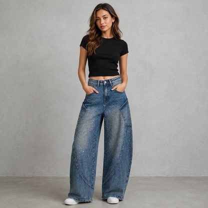Jeans Barrel Diamond