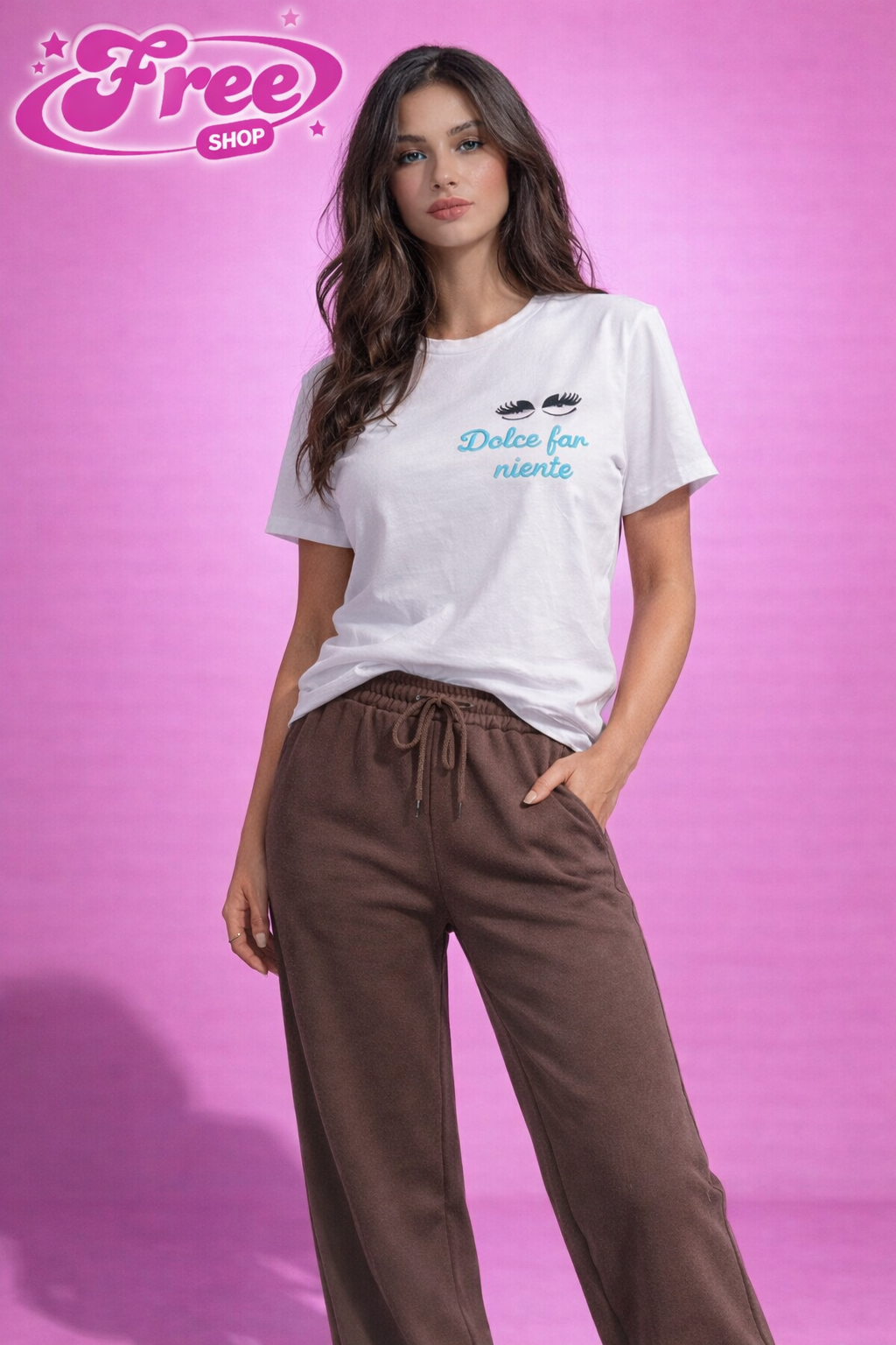 Maglia dolce far niente celeste