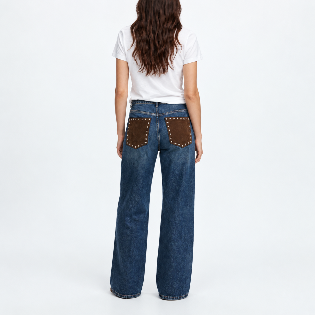 Jeans tasca brown alcantara