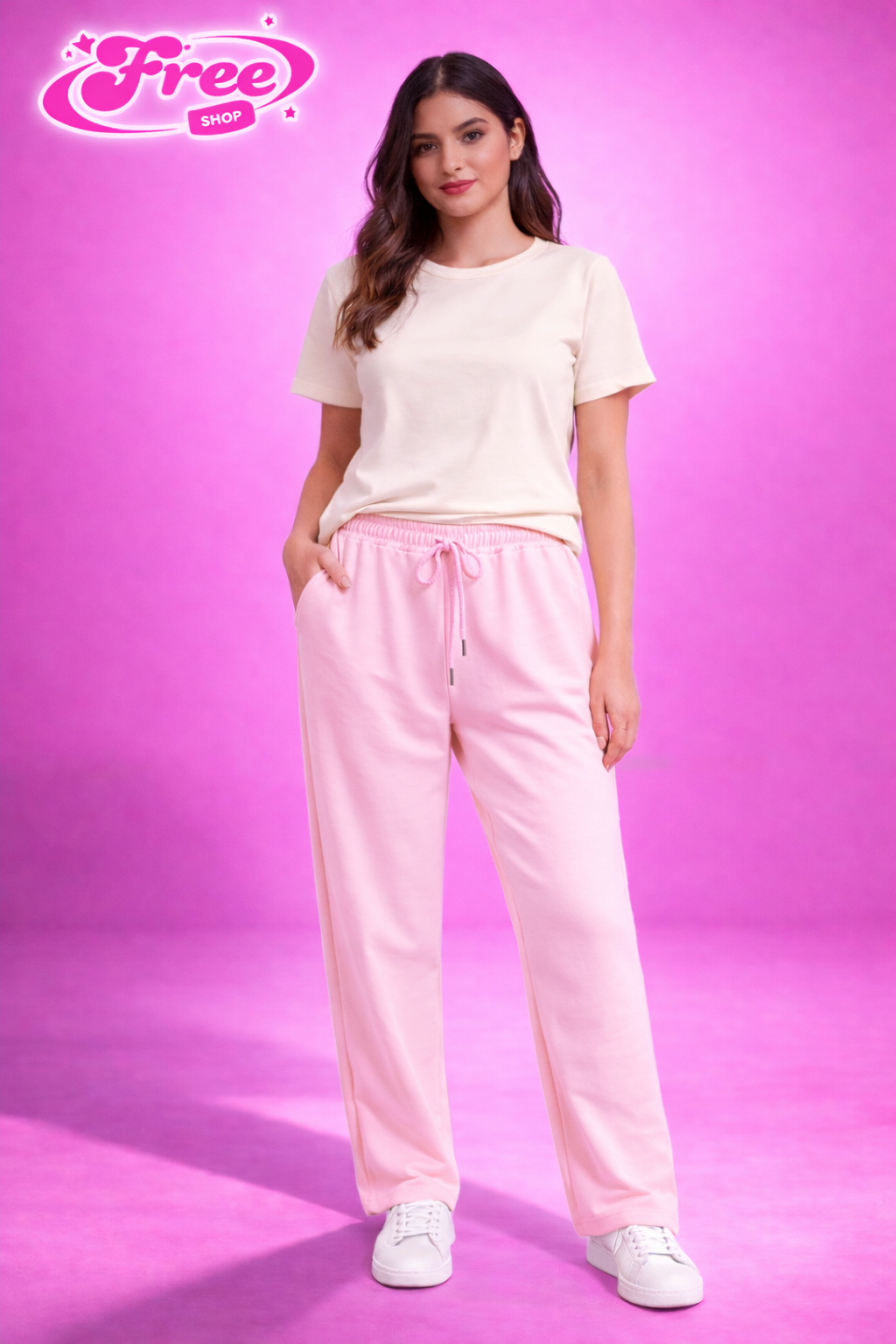 Sottotuta chic a palazzo rosa