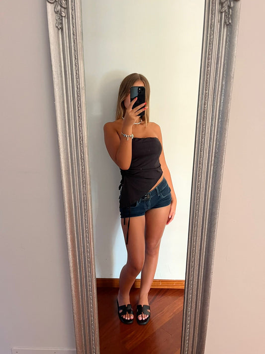 Top triangolo in lycra