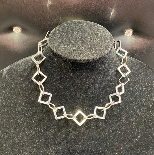 Collier a catena argento