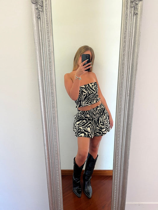 Set Gonna+Top zebra